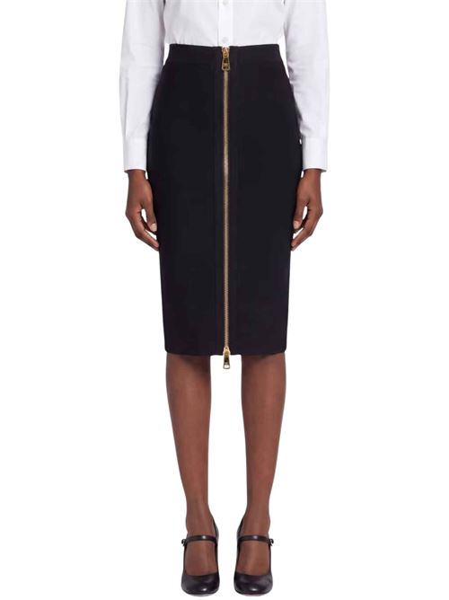 Gonna in maglia con zip Elisabetta Franchi | GK28B66E2110
